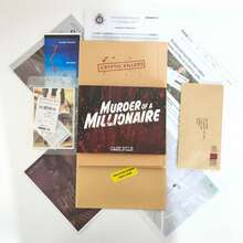 神秘杀手未解之谜游戏 - 未解案件档案查阅 - 调查员线索/证据 - 揭开罪案真相 - 适合单人玩家、约会聚会和派对团体 - 由亿万富翁主演 - 彩色 - 查看 4