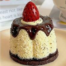 香辣布丁软萌玩具，可爱夏日多巴胺设计，硅胶减压玩具，生日礼物、理想礼物、惊喜礼物、节日礼物、季节礼物的完美之选 - 彩色 - 查看 1