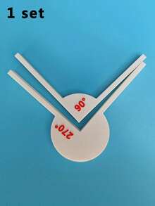 1 Set Math Learning Tools - Angle Measurement Tool, Geometric Angle Display Instrument, Angle Recognition Educational Learning Tools, Made Of Durable Plastic, Suitable For Youth Learners, Math Teaching Aids | Information Display | Durable Plastic Structure