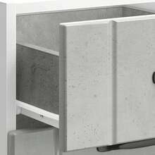 vidaXL Lucca Küchenschrank, Betongrau, Holzwerkstoff - Grau - Übersicht 9