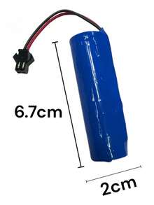 TendenciaBateria Recargable 3.7volts 2200 Mah P/carrito Rc Mod.1865o AzulCalidad premium - Azul - Ver 2