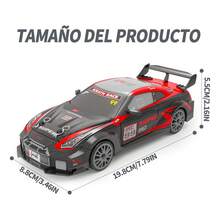 TendenciaCarros Drift Rc 4x4 Rc Drift Car Coche De Juguete ChallengerCalidad premium - Rojo - Ver 2