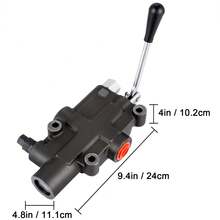 Válvula de control direccional hidráulica, Válvula de bobina hidráulica de 1 bobina, Válvula de cargadora hidráulica de 21 GPM, 3600 PSI,Válvula de control direccional, Válvulas hidráulicas y controles para tractores Cargadores Tanques - 3600 PSI - Ver 10