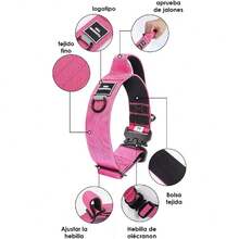 Collar Táctico para Perros -  y Comodidad en Tus Paseos,Collar de Perro Resistente y Ligero (Azul, L),37648032 - Azul menta - Ver 6