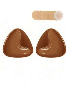 2 Pairs Double-Sided Adhesive Bra Pads, White Sticky Bra Pads, Adhesive Bra Pads, Lift-Up Bra Pads, Self-Adhesive Bra Pads, Instant Lift Bra Pads, Sports Bra/Swimsuit Lift-Up Bra Pads - Multicolor - View 29