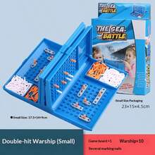 战舰棋盘游戏，双人策略思维桌面游戏，生日、节日和特殊场合的完美礼物 - 彩色 - 查看 8