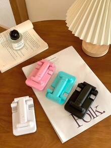 1pc Foldable Desk Phone Holder Stand, Suitable For All Smartphones, Ideal Office Accessory, Compatible With IPhone, Android Phones, Birthday Gift For Family And Friends, Phone Accessory - Multicolor - View 11