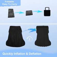 Upgraded Inflatable Mattress For Tesla SUV, High Elasticity Leakproof Car Sleeping Pad With Zoned Support, Ergonomic Rear Seat & Trunk Camping Bed, Ideal For Travel & Outdoor Trips, Must-Have Tesla Accessory - màu đen - Xem 5