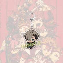 8 piezas Llaveros con tema de anime GACHIAKUTA, llaveros acrílicos 2D de los personajes Rudo, Enma, Natsume, decoración de mochila, coleccionables, regalos para madres, padres, graduación y maestros - Multicolor - Ver 5