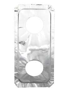 TendenciaCubiertas De Aluminio Protector Para Estufa Rectangular 2 PzCalidad premium - Aluminio - Ver 1