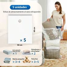 TendenciaBolsa De Almacenamiento Al Vacío Portátil Para Ropa Y HogarCalidad premium - 1 - Ver 3