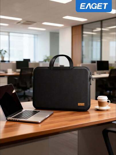 EAGET 15-Inch Waterproof Laptop Bag With Full-Coverage Ultra-Soft Liner, Dual Storage Pockets Encrypted Oxford Fabric – All-Round Protection And Organized Carry Case ForMacBook,IPad,HP Chromebook Surface Notebook,Laptop Briefcases