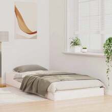 vidaXL Cadre de lit Blanc 80 x 200 cm Spilla solida - Bianco - Visualizzare 4