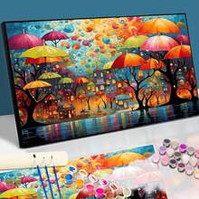 Malen nach Zahlen Set für Erwachsene - 70x40cm, ohne Rahmen, DIY Einfach-Malen Acryl Set, Kunsthandwerk für Heimdekoration, perfektes Geschenk zu Geburtstag, Vatertag, Weihnachten, Muttertag & Valentinstag - Verschiedenfarbig - Übersicht 24