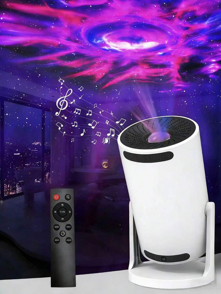 LED Black Hole Projector Light, Galaxy Starry Sky Light, Multi-Color Lighting, Multi-Mode, Romantic Bedroom Atmosphere, Essential For Ambiance, Northern Lights, Ceiling Nightlight - Projector Lamp - View 1