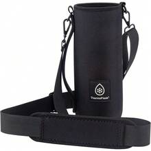 mhjThermoFlask - chamarra de hielo para botellas de vino soporte para botellas de vino con hebilla y correa ajustables portador de vino con bloqueo de temperatura portador de vino para viajessleeping Bags