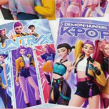 1pc A5 New Kpop Notebook For Girls, Horizontal Notebook, Cartoon Creative Student Personal Diary Notebook - Multicolor - View 12