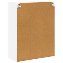 vidaXL Armoire de cuisine Blanc brillant 80 x 31 x 100 cm - Blanc - Voir 8