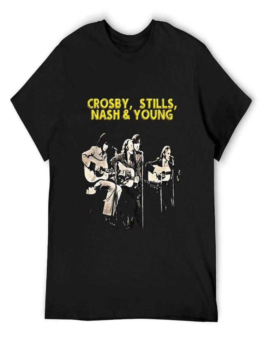 C S N Y T-Shirt Animal Print T-Shirts Funny Costumes Street Wear Graphic T Shirts - Black - View 1