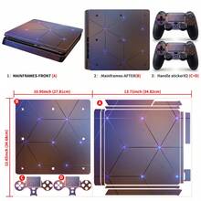 1 Set de Pegatina protectora impresa para consola de juegos delgada, resistente al agua y a los arañazos - Multicolor - Ver 6