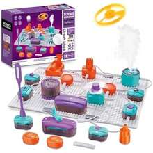 Kits de Ciencia para Niños, EASYTAO Juego de Circuitos Electrónicos DIY con 45 Bloques de Circuitos, 101 Experimentos para Aprender sobre Electricidad, Juguetes Educativos Stem, Regalo para Navidad - Edición Clásica - Ver 1