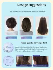 Fashionable & Vibrant Home Hair Dye. Gentle & Non-Irritating. Available In Multiple Colors: Pink Brown, Black, And Brown. White Hair Dye With Cap. - SNK-60 - View 2