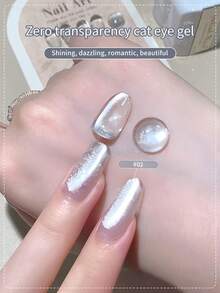 LYTTOA 10ml 0 Transparent Baseless Cat Eye Nail Polish Gel New Style In 2026 Sparkling Plain Water Crystal Versatile Cat Eye Gel Nail DIY Nails - Multicolor - View 9