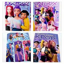 1pc A5 New Kpop Notebook For Girls, Horizontal Notebook, Cartoon Creative Student Personal Diary Notebook - Multicolor - View 3