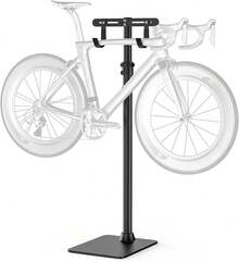 自転車 スタンド ディスプレイスタンド 日本語取扱説明書 フック掛け式 77-140cm高さ調整可能 横置き 倒れない スチール製 頑丈 サビ防止 サイクルスタンド ロードバイク クロスバイク 収納 組立簡単 室内用 - 1 - チェックする 2