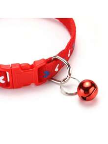 宠物项圈 格子蝴蝶结猫项圈 带铃铛 可调节项圈 幼犬幼猫可爱图案宠物用品 - 彩色 - 查看 9