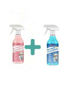 jakehoe 1pc 100ml Bathroom Cleaner, Shower Enclosure Glass Limescale Remover, Stainless Steel Sink & Bathtub Cleaner, Random New Or Old Generation Delivery - Multicolor - View 13