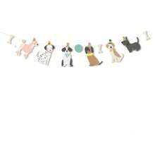 Dog Bone Pennant Flags For Birthday Party Decorations, Cake Dessert Table Decor, Birthday Party Venue Decorations, Happy Birthday Garland Banner - Multicolor - View 10