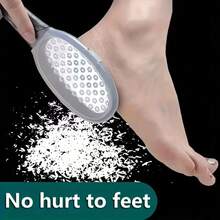 1pc Professional Stainless Steel Foot And Nail File Set - Splash-Proof Design, Coarse/Fine Dual-Sided Callus Remover, Ergonomic Handle, Ideal For Pedicure, Manicure And Removing Dead Skin - Durable Plastic And Stainless Steel Nail Care Tools, High/Fine Dual-Sided Coarse Grinder, Ergonomic Grip, Unisex Foot File - Multicolor - View 6