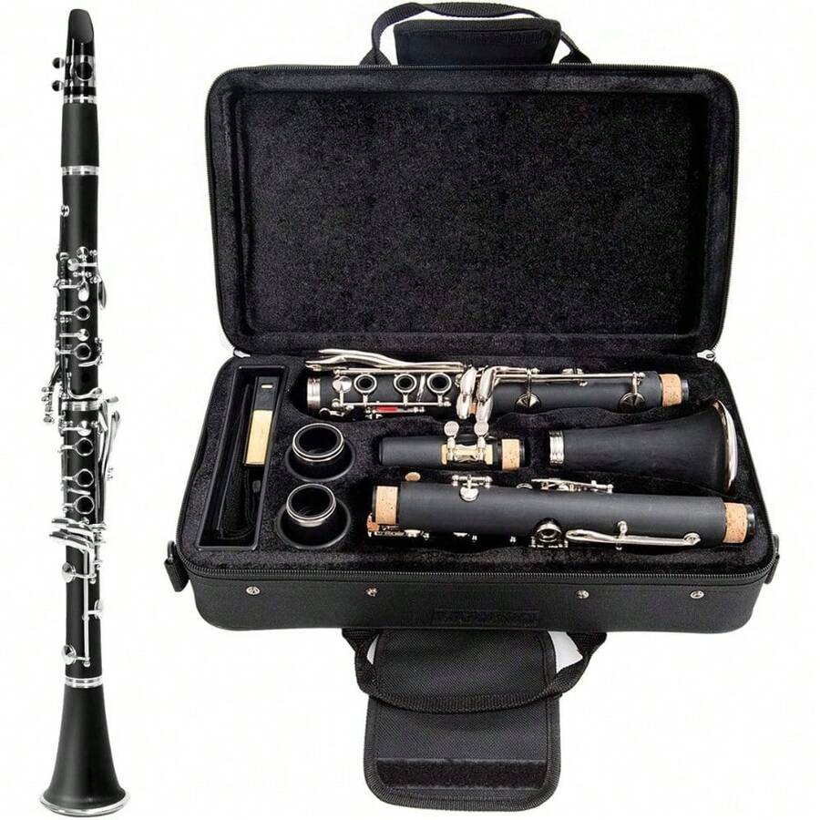 New Ktaxon Bb Professional Clarinet W/ Case Manual & Accessories - mặc định - Xem 1