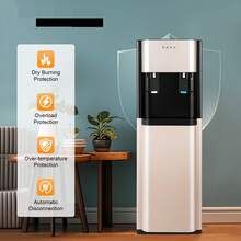 CNCEST Water Cooler Dispenser For 5.28 Gallon Bottle 620W Bottom Loading Water Cooler Dispenser With Hot & Cold Water Stainless Steel Water Dispenser For Homes, Kitchens, Offices - 查看 7
