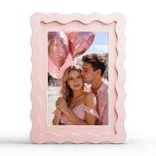 1个波浪形多色相框（红、黄、蓝、绿、白、黑），时尚百搭的家居和办公装饰 - 适合桌面和墙面展示，完美的乔迁礼物（不含照片） - 彩色 - 查看 53