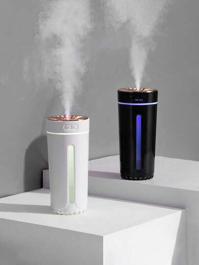 1PC Colorful Light Humidifier - RGB Ambient Lamp For Home Bedroom, Air Humidifier With Dimmable LED Lights