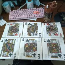 20pcs/Pack J Q K Playing Card Printed Paper Napkins, High-Quality Virgin Wood Pulp, Soft Texture, Odorless, Card Game Themed Decorations For Hotels, Restaurants, Parties, Festivals. 15% Color Variation, Random Color - Multicolor - View 12