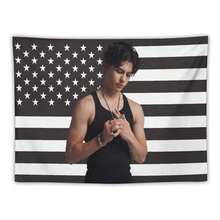 1PC Actor Miguel Mora American Flag Wall Ornament, Patriotic Decorative Tapestry, Suitable For College Dormitories, Bedrooms, Living Rooms, Perfect Gifts For Drama Fans - 彩色 - 查看 1