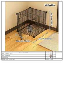 Hamster Cage, Luxury Large Villa Style Cage With Golden Wire Branches For Home Use, Chicken Raising And Observation