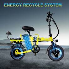 Fashion Colorful Folding 500W Electric Bike E Bike A9 With 48V Battery For Adults - Màu vàng - Xem 1