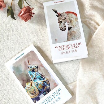  2本/套 POTENTATE 限量版水彩素描本，300克 DIY绘画纸