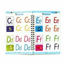 Children Notebook Waterproof White Hard Paper Board+1 Erasable Pen Can Write Reusable Magic Books Kid Early Practice Calligraphy(The Color Of The Pen Is Random.) - Pink - View 6