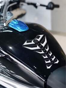 3D鱼骨图案摩托车装饰贴纸，耐油，提升油箱外观 - A - 查看 9