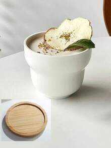 Elegant White Ceramic Coffee Cup With Person Holding A Cup, Suitable For Office Latte, Cafe, Home Use As Mug/Cup/Tea Cup, Graceful And Generous Design - Multicolor - View 10