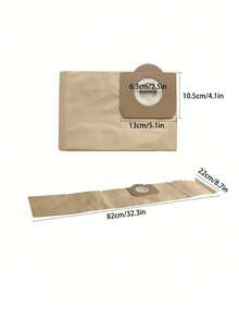 10个无纺布集尘袋，适用于凯驰吸尘器 6.959-130 / A2204 / WD3300 / MV3 / WD3 - 彩色 - 查看 6