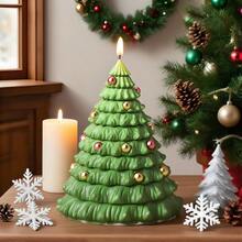 TendenciaMolde Silicón Árbol Navidad Pino Navideño Vela Chocolate Estilo 4Calidad premium - 1 - Ver 4