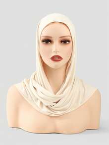 1pc Women's Fashionable Casual Solid Color Headscarf - Multifunctional Scarf, Easy To Wear, Suitable For Daily And Outdoor Wear,Accessories,Travel Essential - Multicolor - View 21