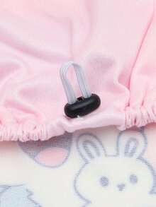 1pc Cute Rabbit Print Pet Puppy Pajamas, Soft Fabric, Easter Special Offer - Pink - View 7