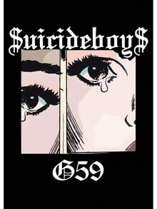 Singer S-Suicideboy Band Album Poster Vintage Rap Hip Hop Music Star Canvas Painting Wall Art For Living Room Home Bar Decor - 彩色 - 查看 8